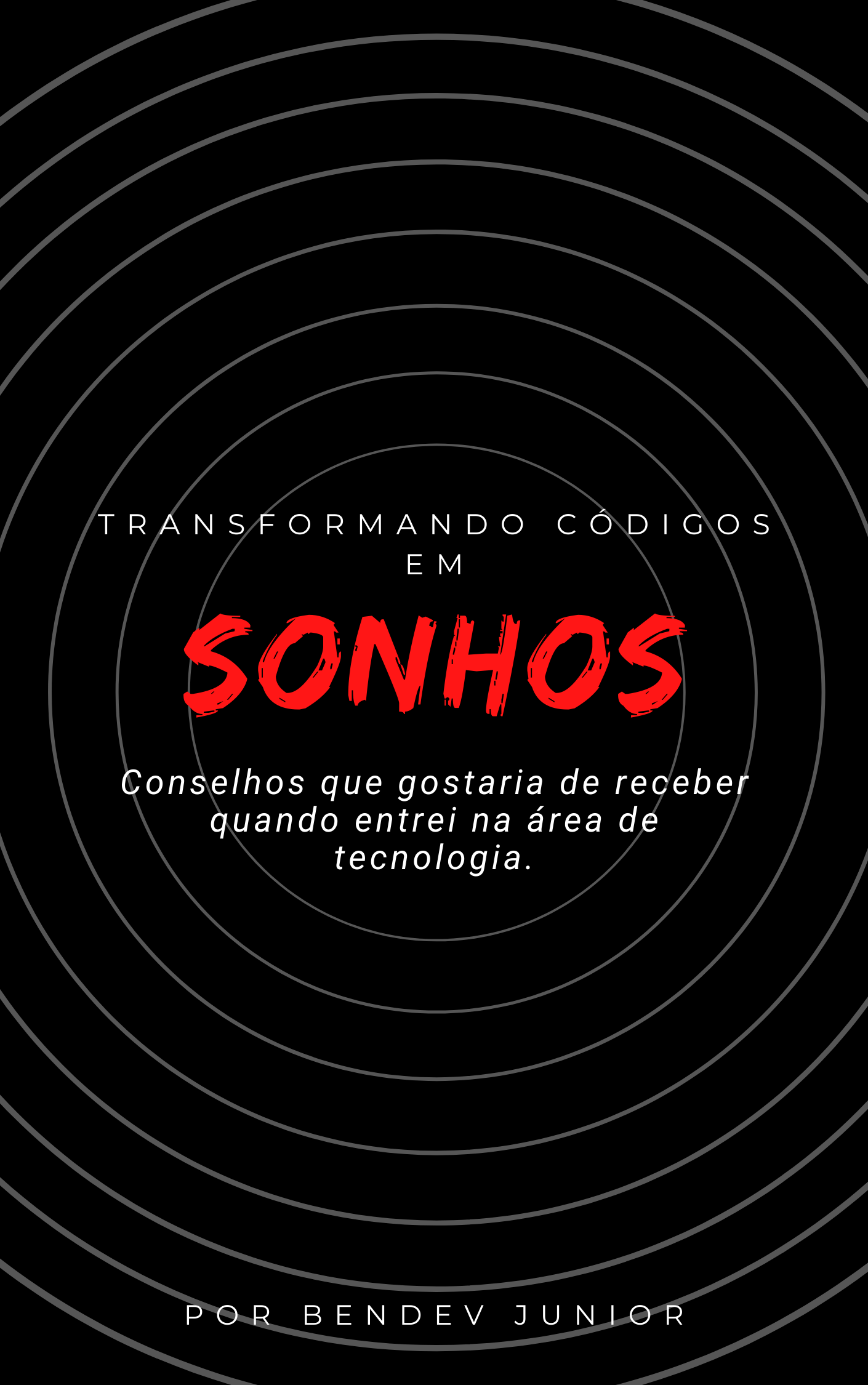 capa do primeiro livro de bendev junior